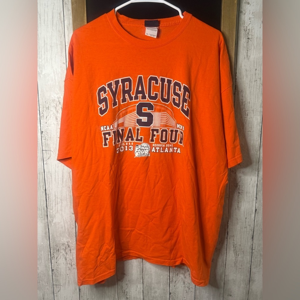 Men’s Syracuse Orange SU Basketball 2013 Final Four T-Shirt By Blue 84 Size 2XL